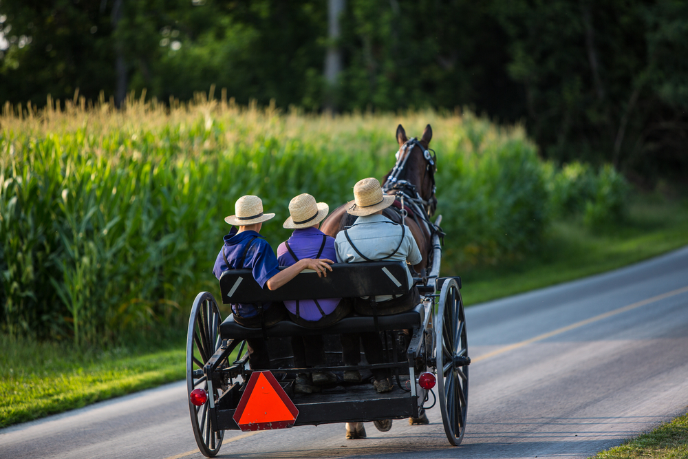 Do Amish people travel outside their communities