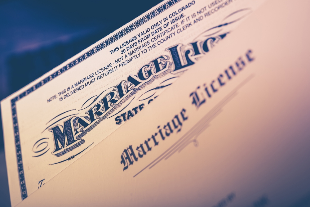 Can a couple obtain a marriage license in one state and get married in another