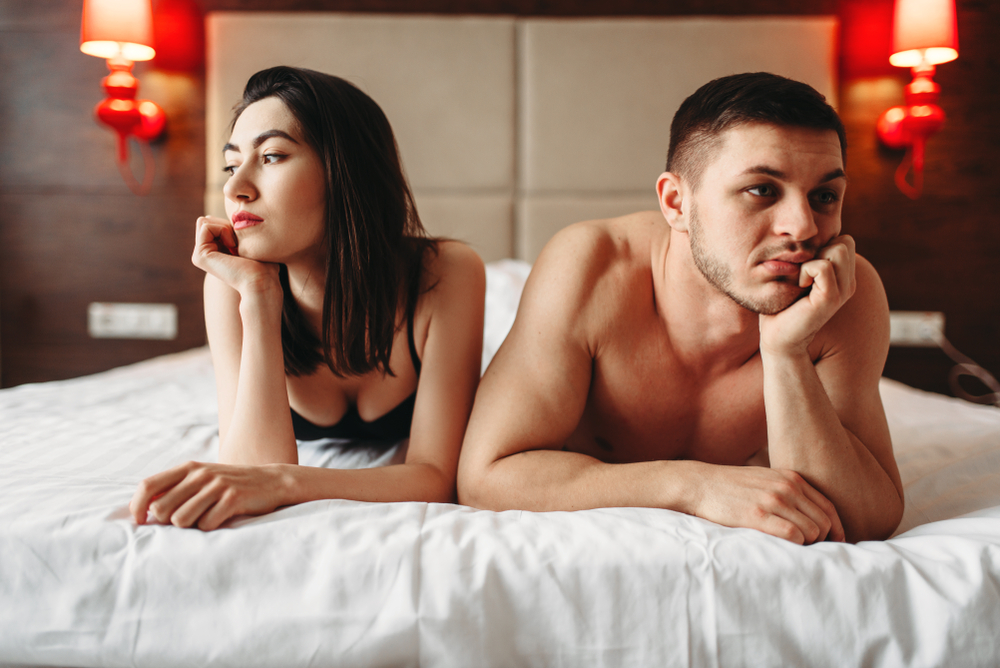 You might notice a lack of sex drive much sooner than anticipated