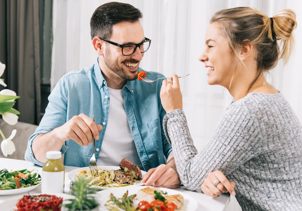 Do most couples eat the same meals on a daily basis 