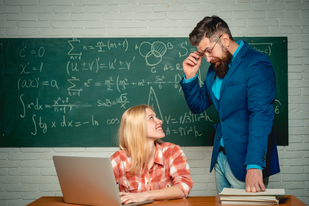 Should a woman date her professor if he's asked her out