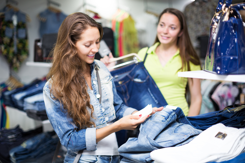 What is the average cost of a wardrobe that includes jeans